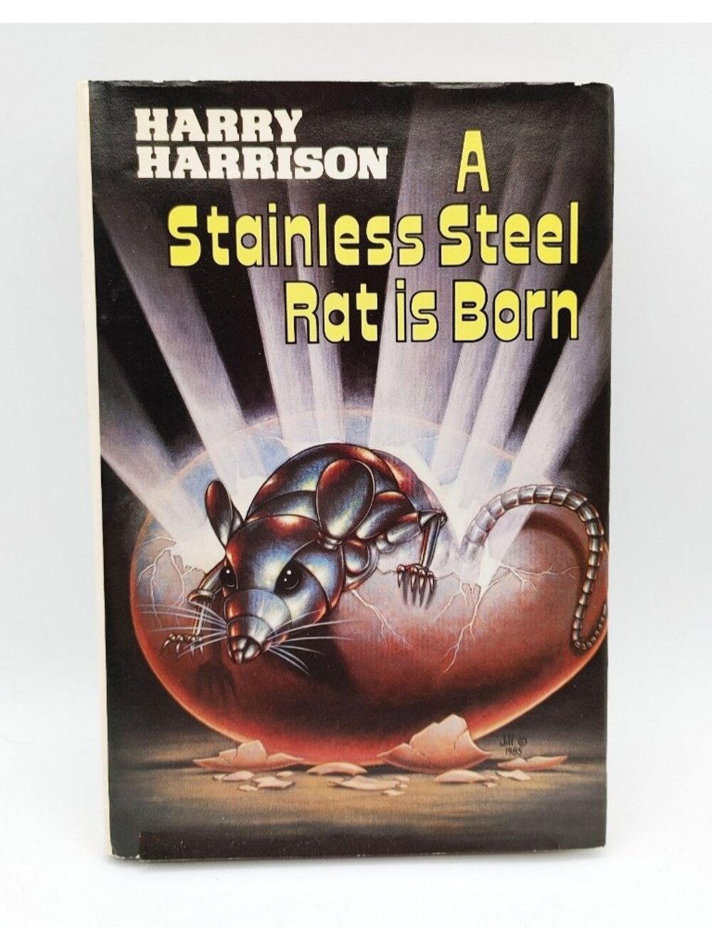 A Stainless Steel Rat Is Born Harry Harrison 1985 HCDJ Vintage Sci-Fi